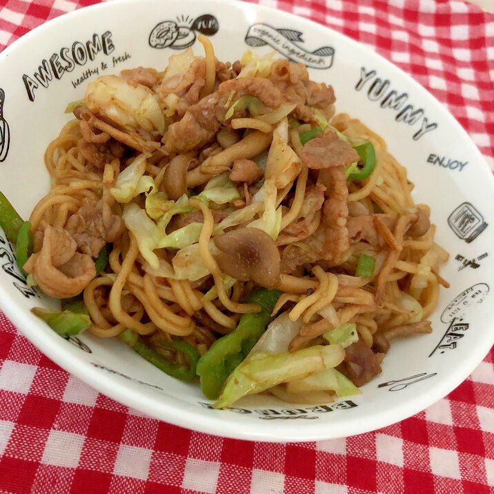 野菜と肉の焼きそば☆